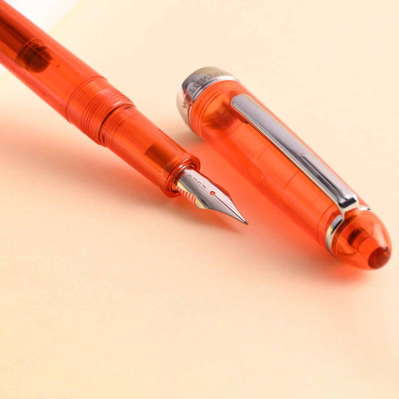 Monteverde Monza ID Fountain Pen - Orange CT - penpencilink