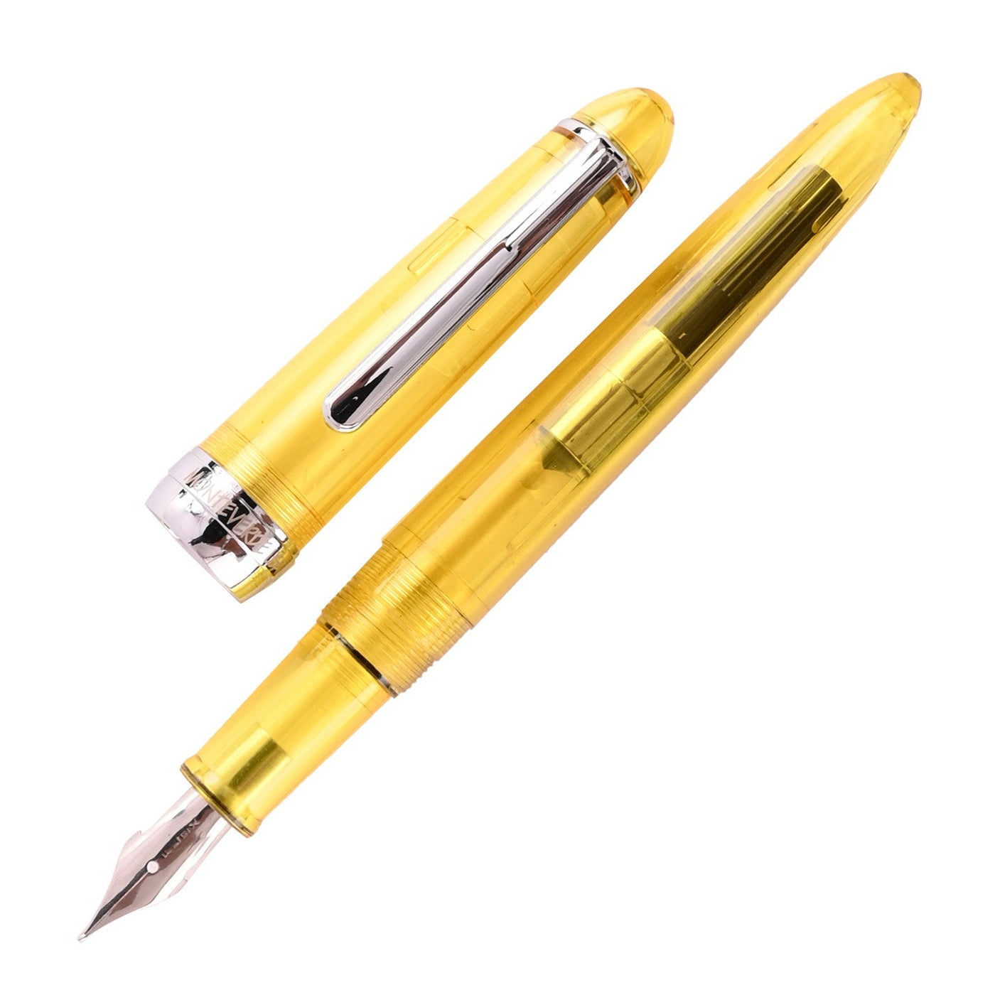 Monteverde Monza ID Fountain Pen - Yellow CT - penpencilink