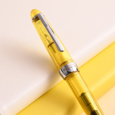 Monteverde Monza ID Fountain Pen - Yellow CT - penpencilink