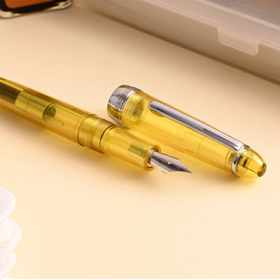 Monteverde Monza ID Fountain Pen - Yellow CT - penpencilink