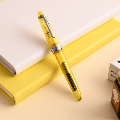 Monteverde Monza ID Fountain Pen - Yellow CT - penpencilink