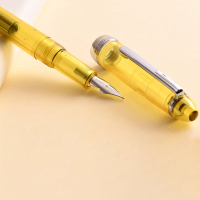 Monteverde Monza ID Fountain Pen - Yellow CT - penpencilink
