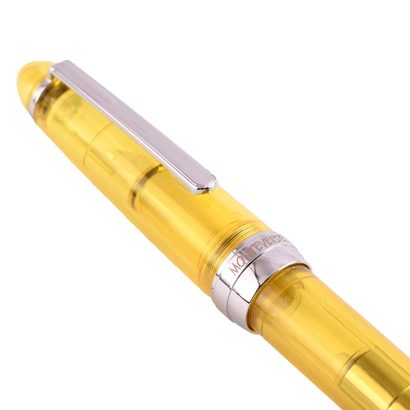 Monteverde Monza ID Fountain Pen - Yellow CT - penpencilink