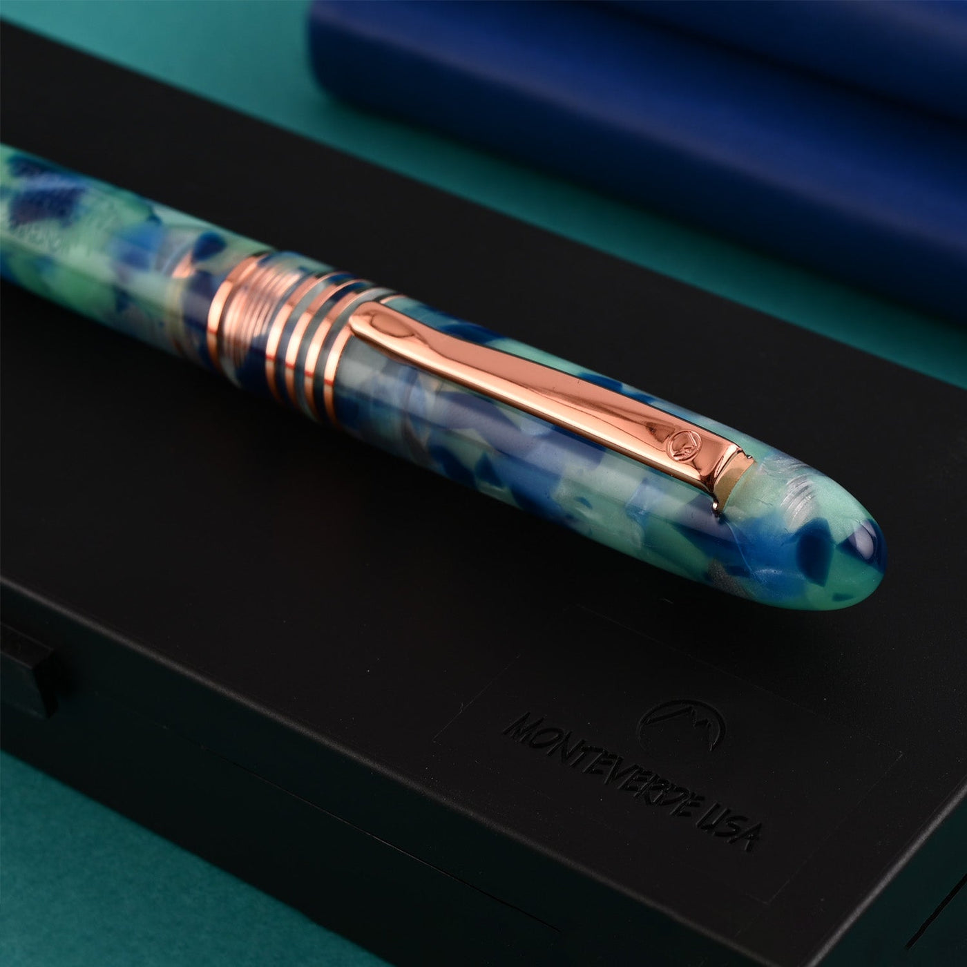 Monteverde Mountains of the World Ball Pen - Blue RGT - penpencilink