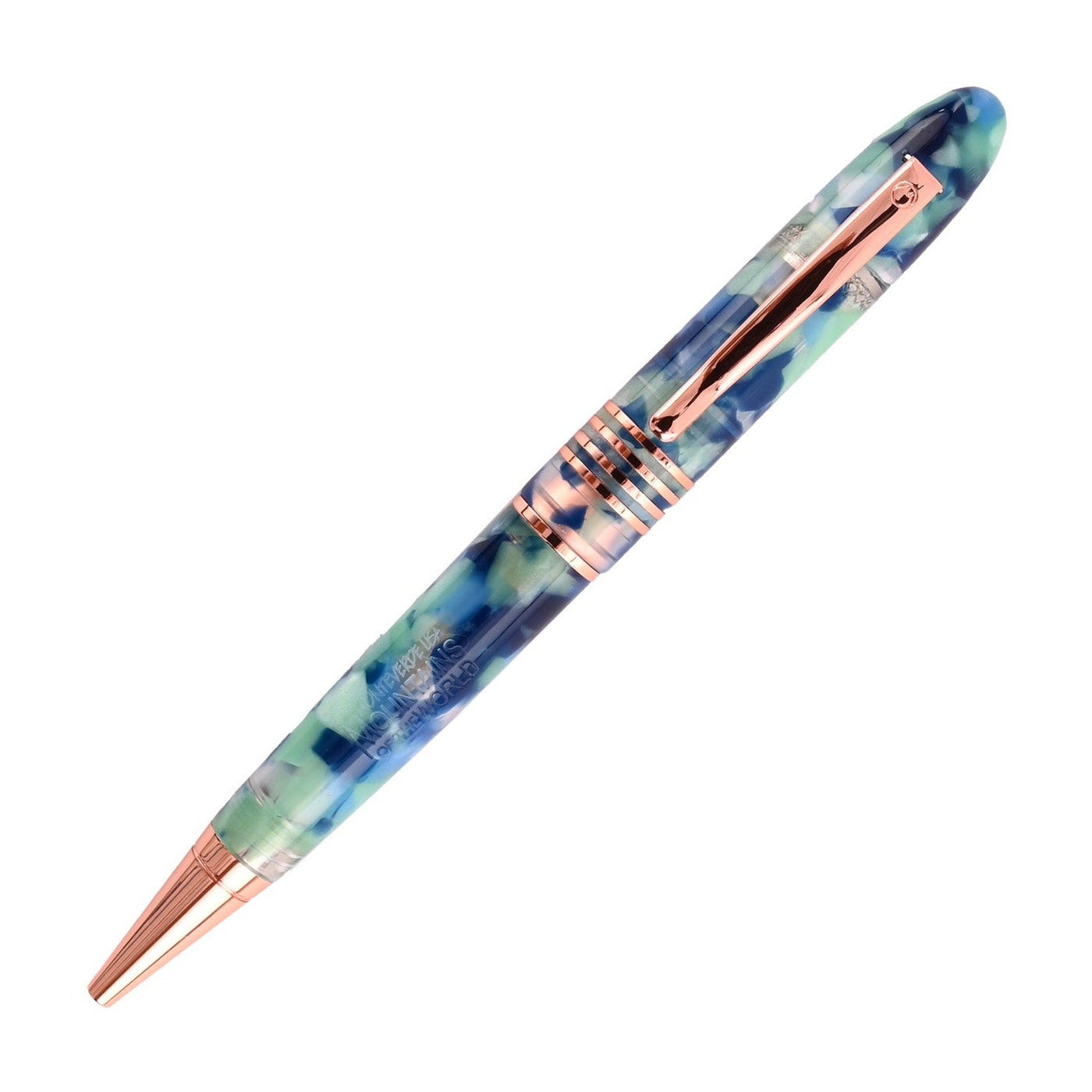 Monteverde Mountains of the World Ball Pen - Blue RGT - penpencilink