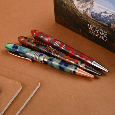 Monteverde Mountains of the World Ball Pen - Orange BT - penpencilink