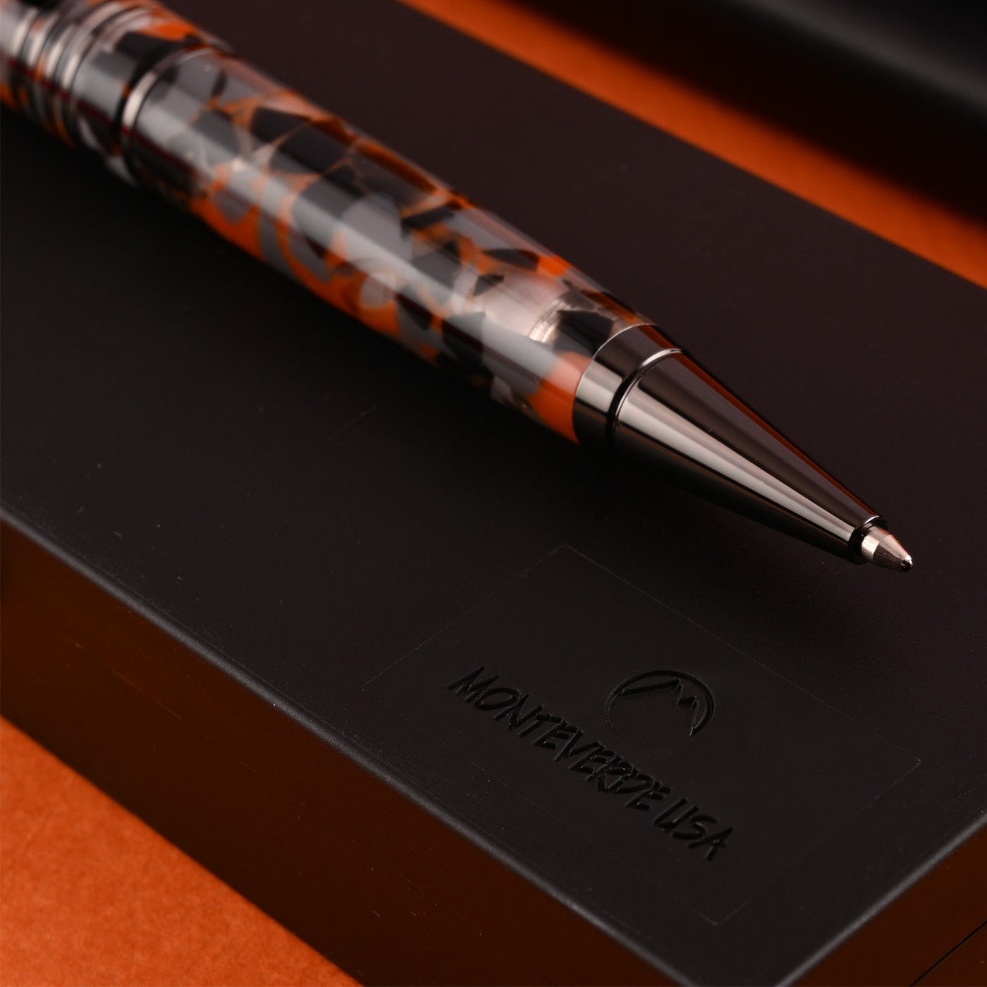 Monteverde Mountains of the World Ball Pen - Orange BT - penpencilink
