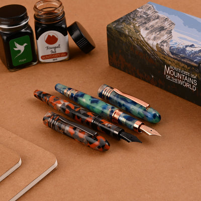 Monteverde Mountains of the World Fountain Pen - Ruby CT - penpencilink