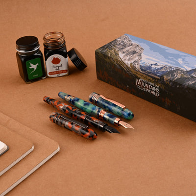 Monteverde Mountains of the World Fountain Pen - Ruby CT - penpencilink