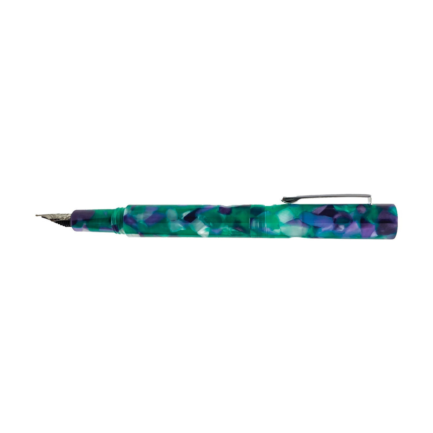 Monteverde MVP Fountain Pen - Green Abstracts CT - penpencilink