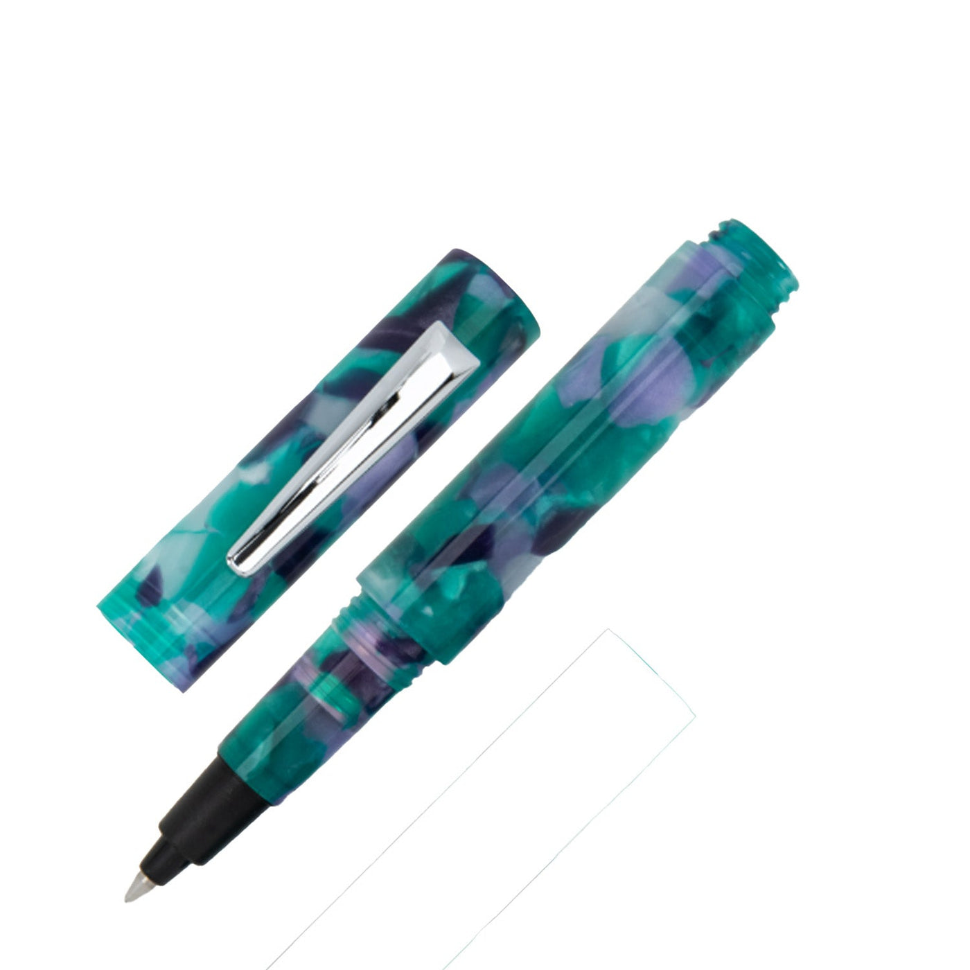 Monteverde MVP Ink Ball Pen - Green Abstracts CT - penpencilink