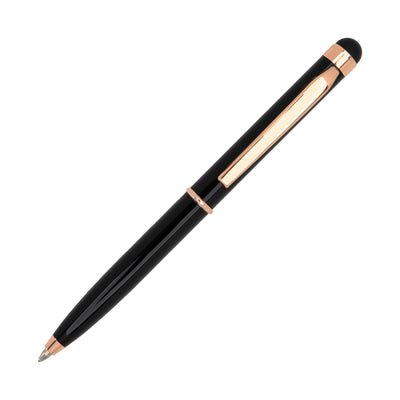 Monteverde Poquito Stylus Ball Pen - Black Attire RGT - penpencilink