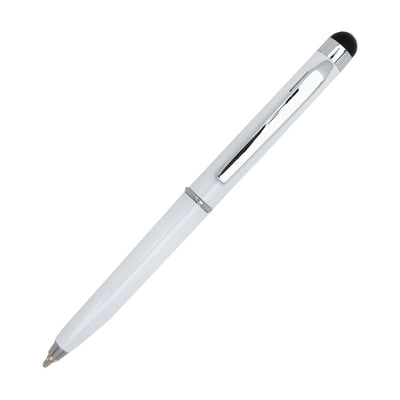 Monteverde Poquito Stylus Ball Pen - Pearl White CT - penpencilink