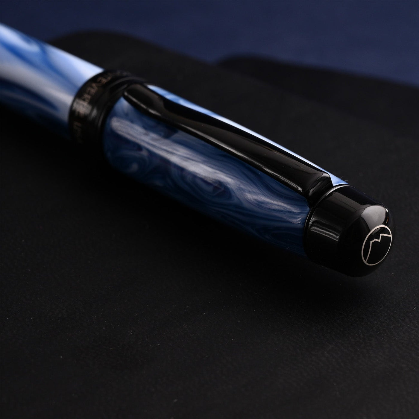 Monteverde Prima Ball Pen - Blue Swirl BT - penpencilink