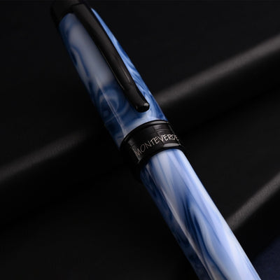 Monteverde Prima Ball Pen - Blue Swirl BT - penpencilink