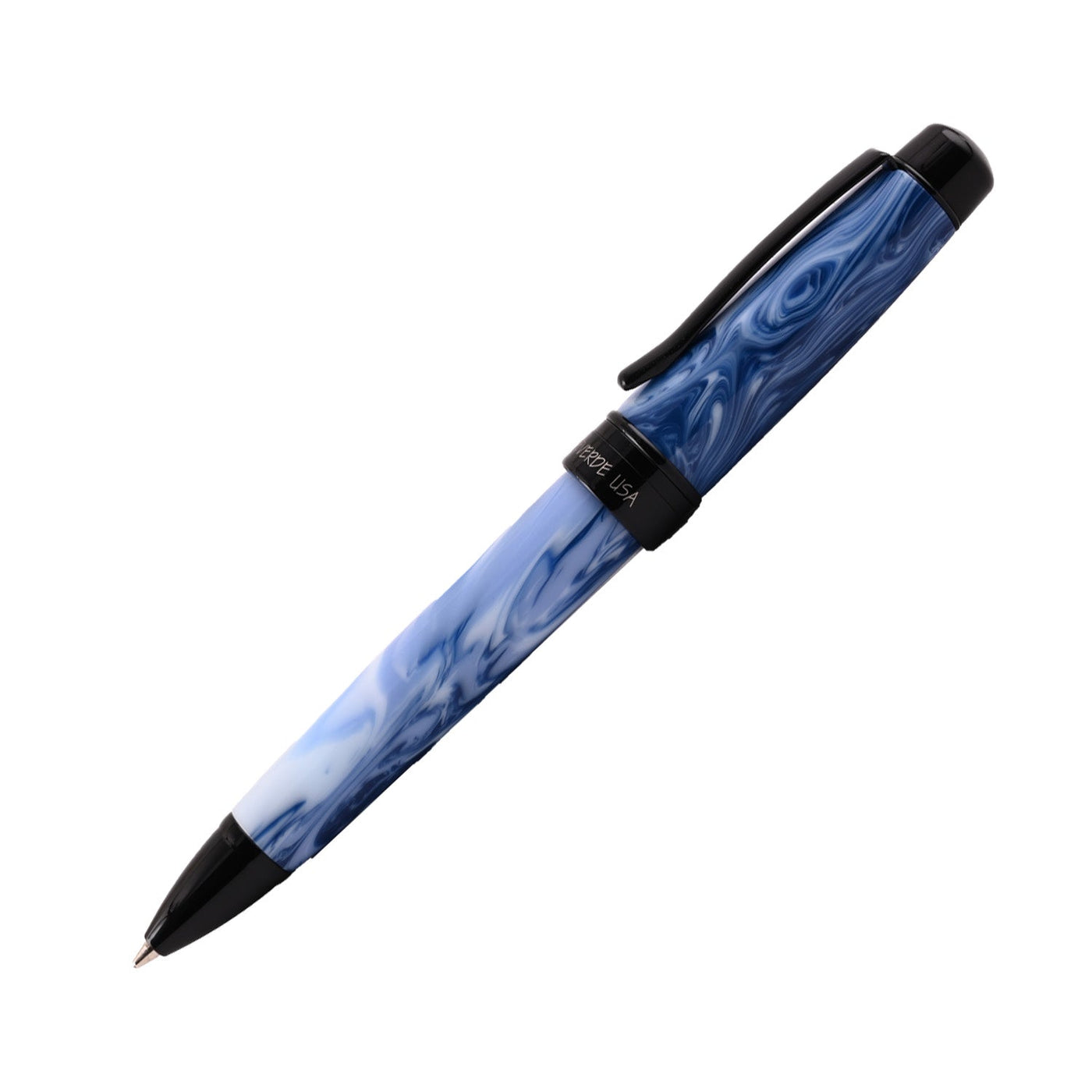 Monteverde Prima Ball Pen - Blue Swirl BT - penpencilink