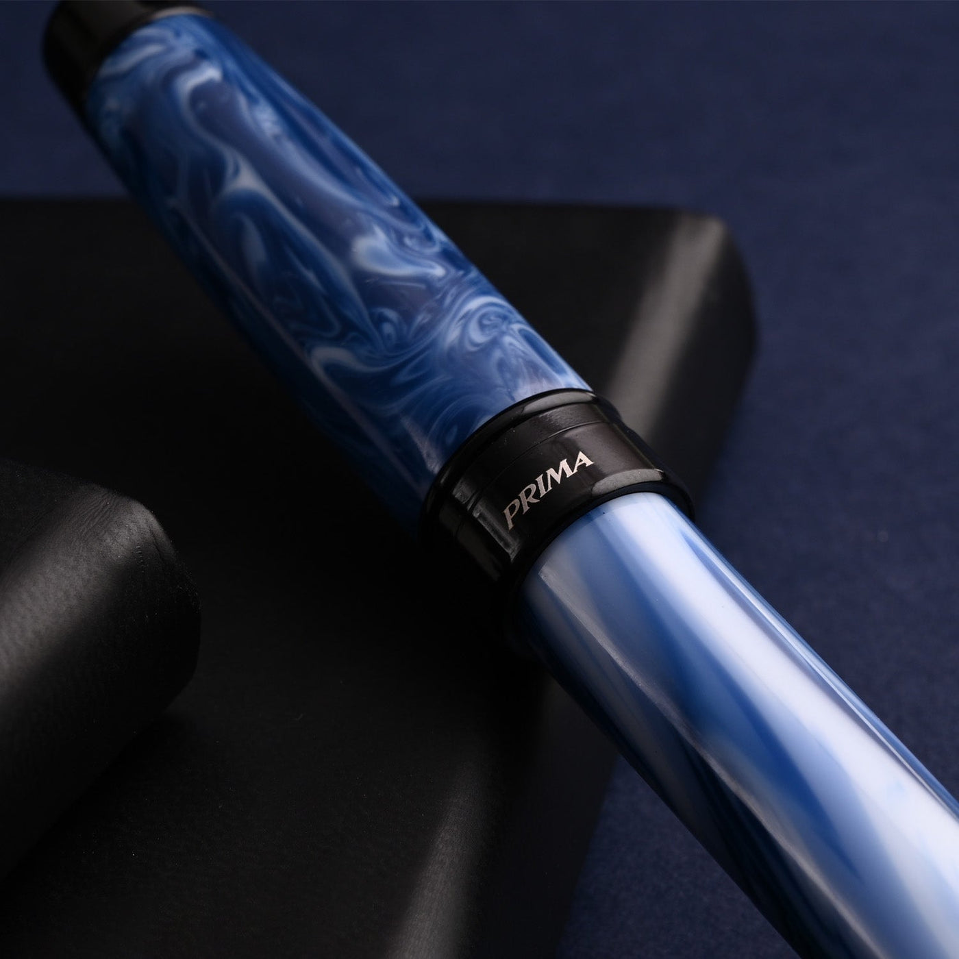 Monteverde Prima Ball Pen - Blue Swirl BT - penpencilink