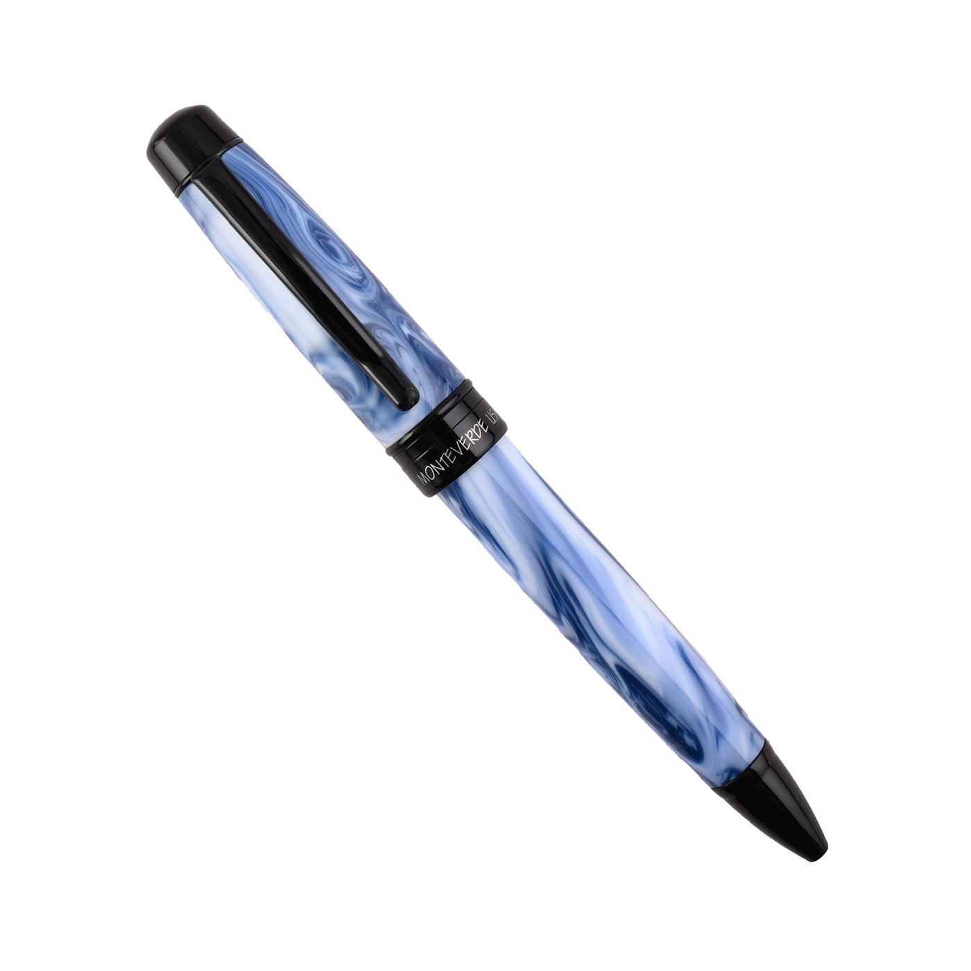 Monteverde Prima Ball Pen - Blue Swirl BT - penpencilink