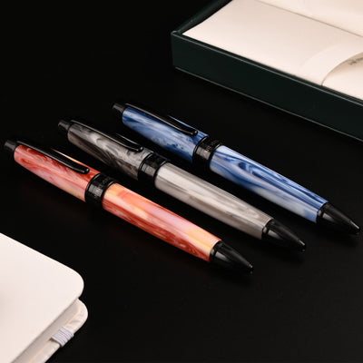 Monteverde Prima Ball Pen - Blue Swirl BT - penpencilink
