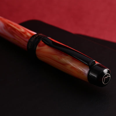 Monteverde Prima Ball Pen - Red Swirl BT - penpencilink