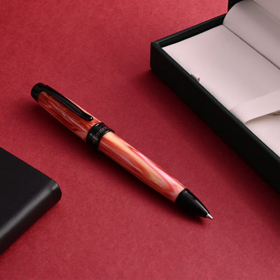 Monteverde Prima Ball Pen - Red Swirl BT - penpencilink