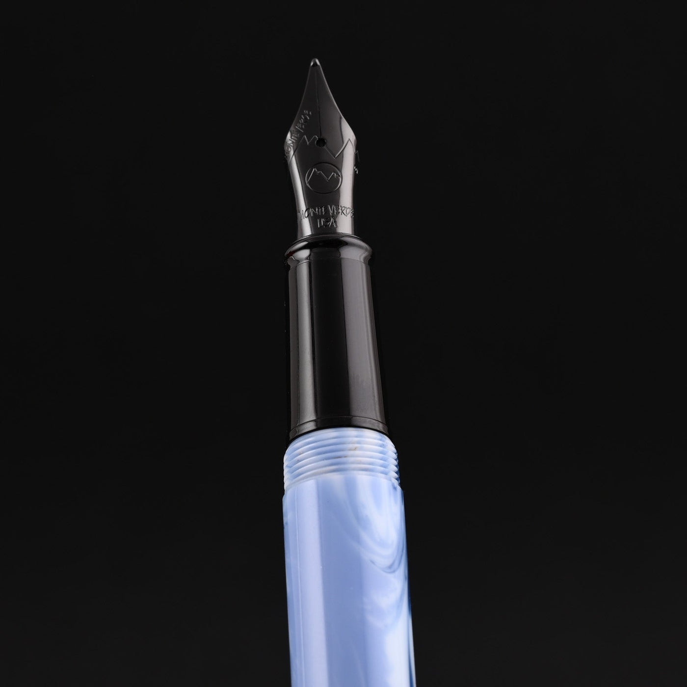 Monteverde Prima Fountain Pen - Blue Swirl BT - penpencilink