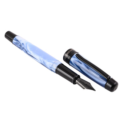 Monteverde Prima Fountain Pen - Blue Swirl BT - penpencilink