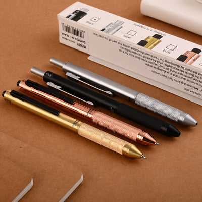 Monteverde Quadro Multifunction Ball Pen - Black CT - penpencilink