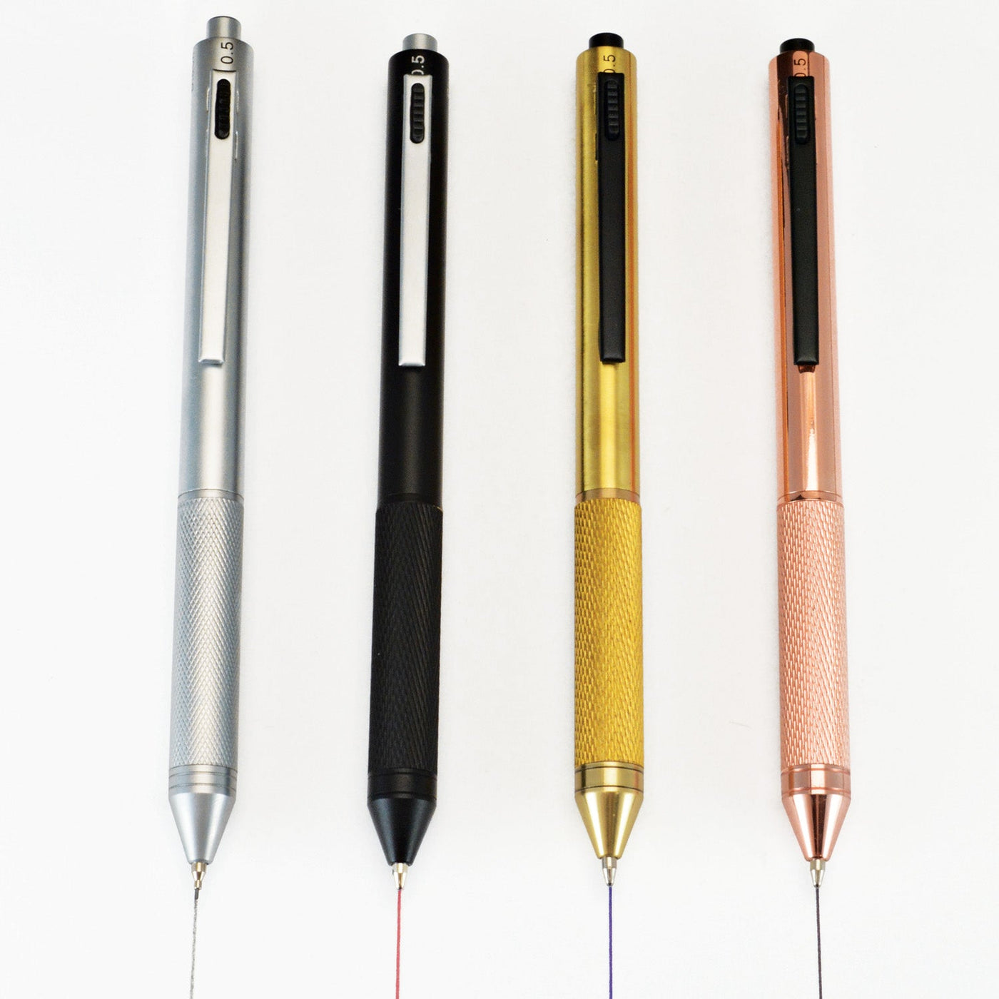 Monteverde Quadro Multifunction Ball Pen - Brass BT - penpencilink
