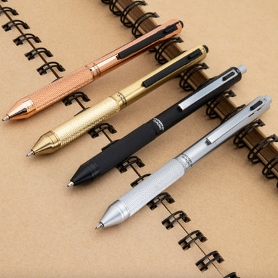 Monteverde Quadro Multifunction Ball Pen - Brass BT - penpencilink