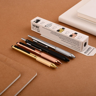 Monteverde Quadro Multifunction Ball Pen - Silver CT - penpencilink