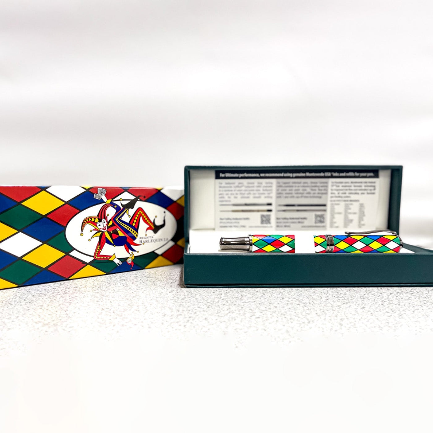 Monteverde Regatta Roller Ball Pen - Harlequin 2.0 (Limited Edition) - penpencilink