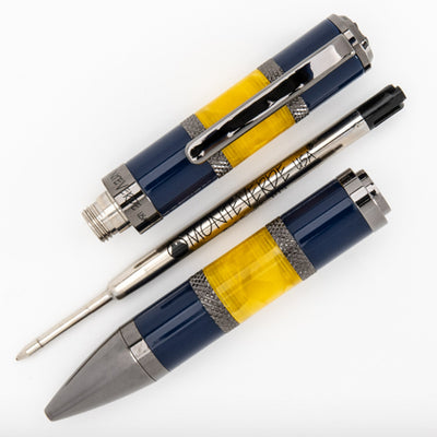 Monteverde Regatta Sport Ball Pen - Blue Yellow - penpencilink