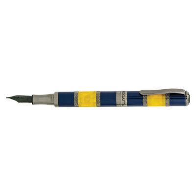 Monteverde Regatta Sport Fountain Pen - Blue Yellow - penpencilink