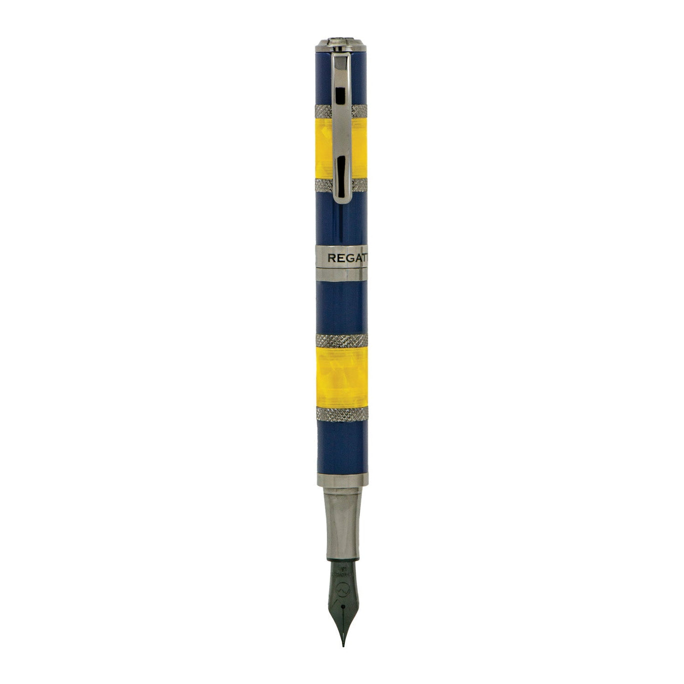 Monteverde Regatta Sport Fountain Pen - Blue Yellow - penpencilink