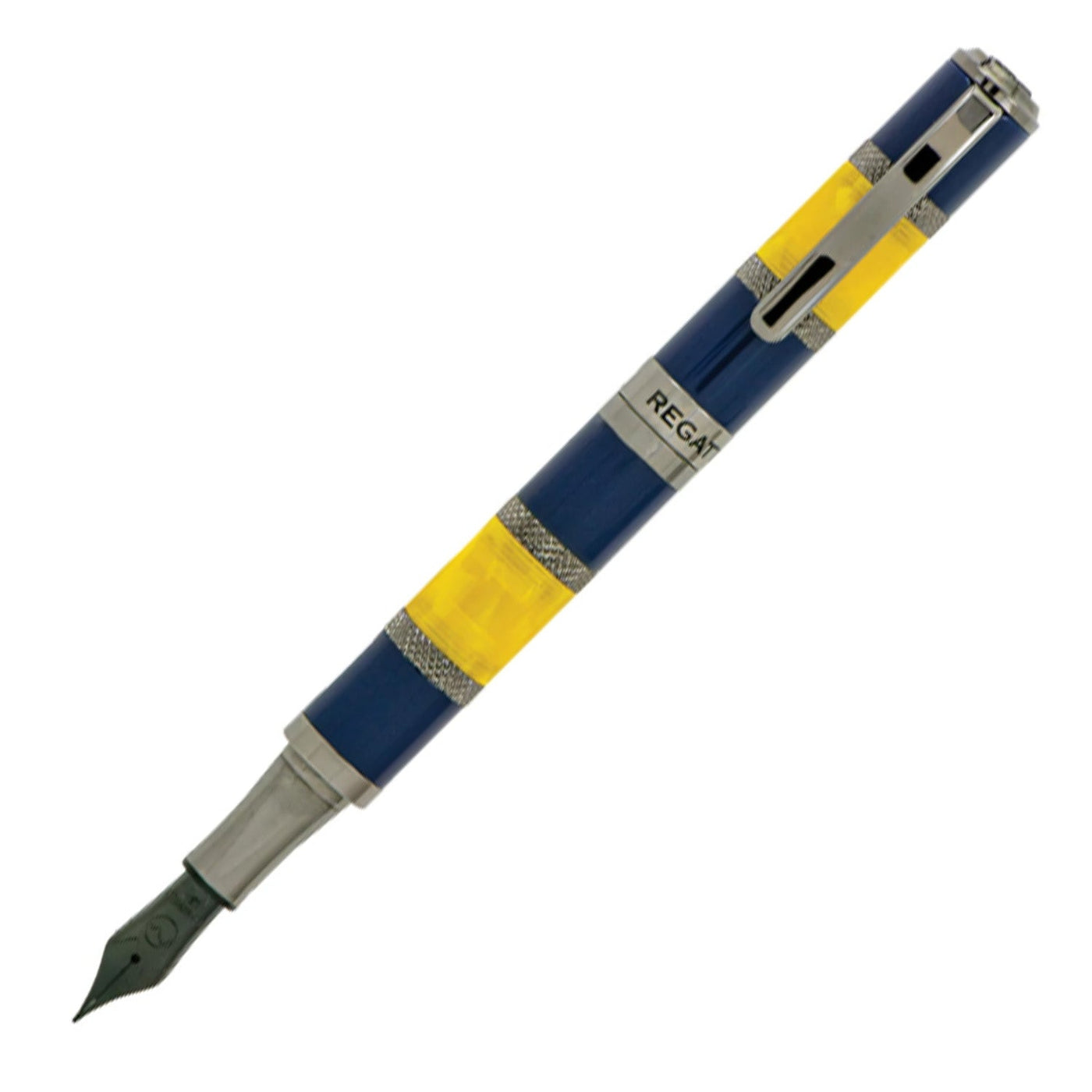 Monteverde Regatta Sport Fountain Pen - Blue Yellow - penpencilink