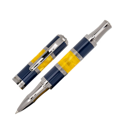 Monteverde Regatta Sport Roller Ball Pen - Blue Yellow - penpencilink