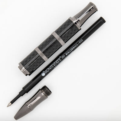 Monteverde Regatta Sport Roller Ball Pen - Carbon Fibre - penpencilink