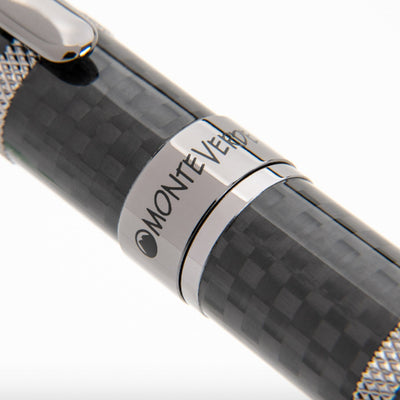 Monteverde Regatta Sport Roller Ball Pen - Carbon Fibre - penpencilink