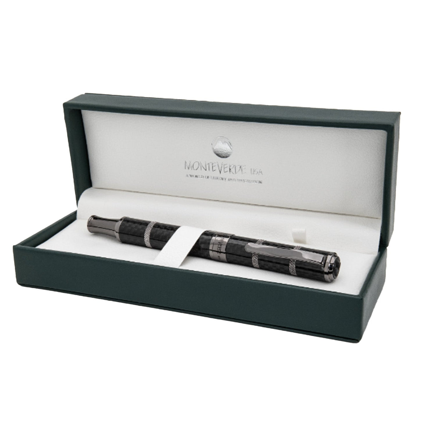 Monteverde Regatta Sport Roller Ball Pen - Carbon Fibre - penpencilink