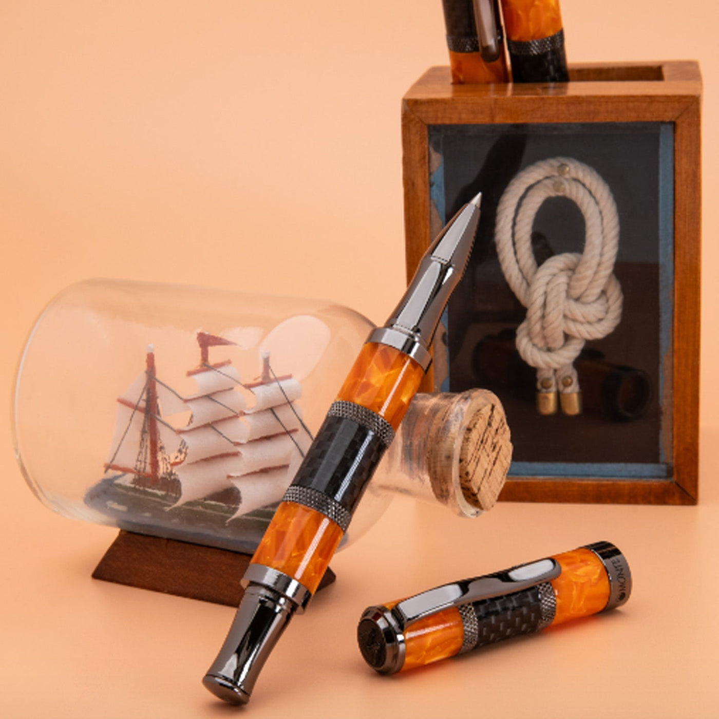 Monteverde Regatta Sport Roller Ball Pen - Orange - penpencilink