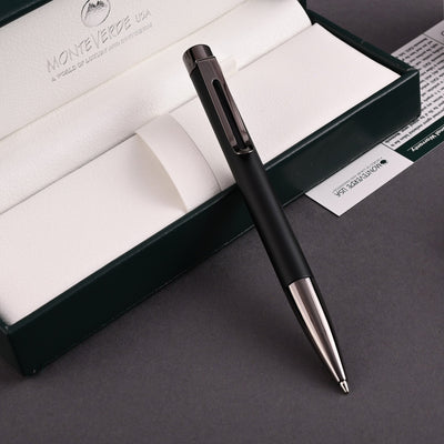 Monteverde Ritma Ball Pen - Black - penpencilink