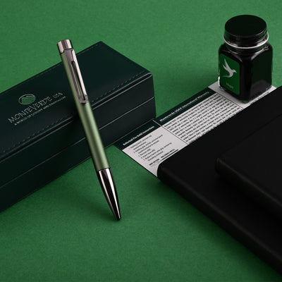 Monteverde Ritma Ball Pen - Green - penpencilink