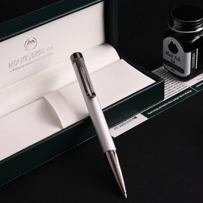 Monteverde Ritma Ball Pen - Silver - penpencilink