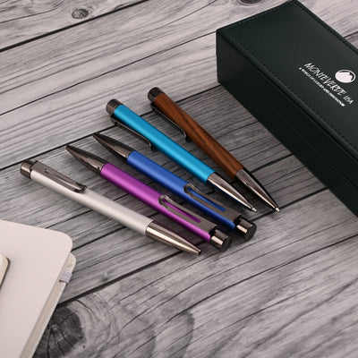 Monteverde Ritma Ball Pen - Silver - penpencilink