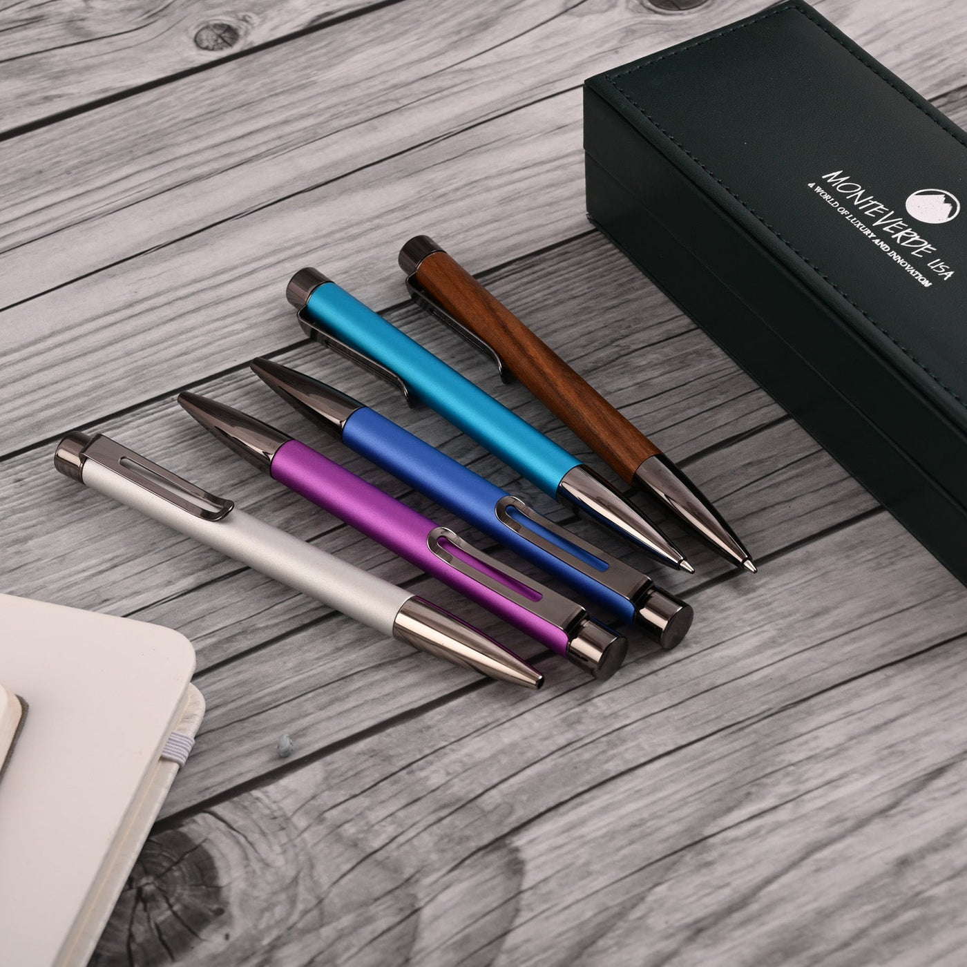 Monteverde Ritma Ball Pen - Walnut - penpencilink