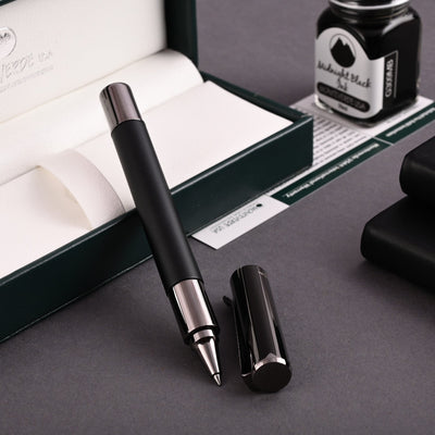 Monteverde Ritma Roller Ball Pen - Black - penpencilink