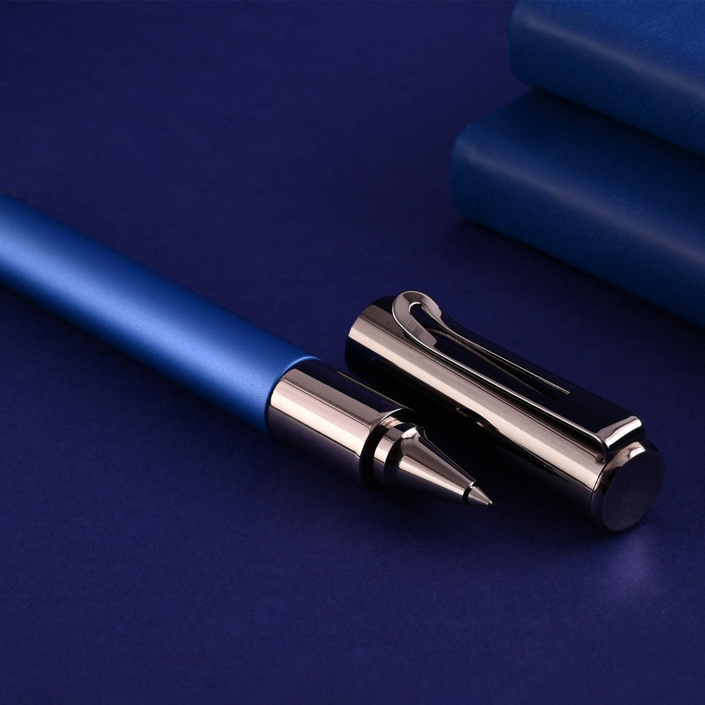 Monteverde Ritma Roller Ball Pen - Blue - penpencilink
