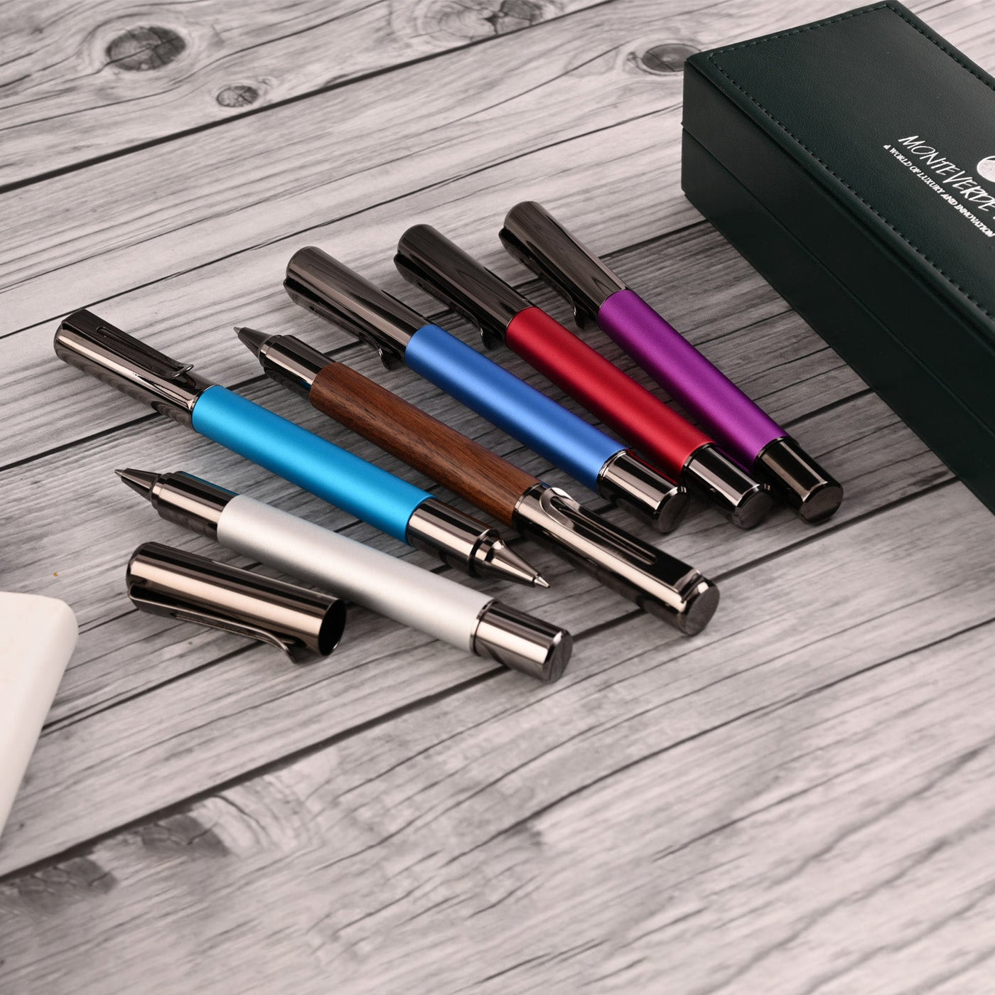 Monteverde Ritma Roller Ball Pen - Red - penpencilink