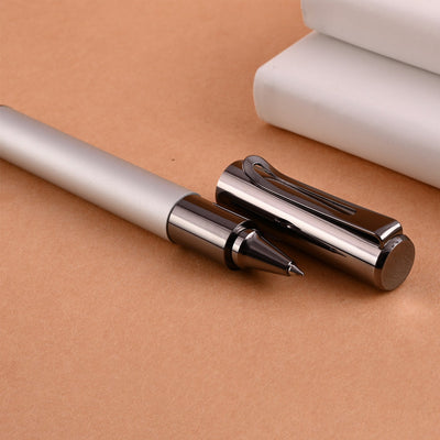 Monteverde Ritma Roller Ball Pen - Silver - penpencilink